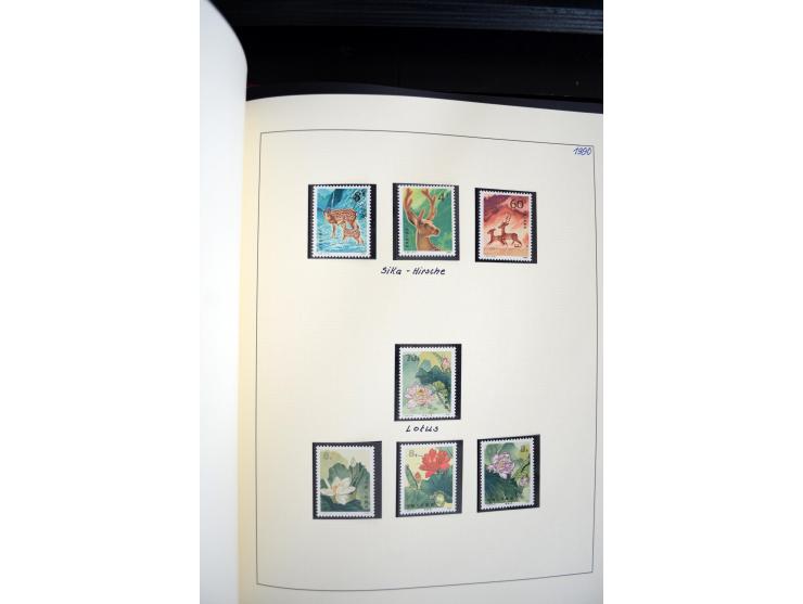 1949/82, postfrische und gestempelte Sammlung mit vielen besseren und kpl. Ausgaben, Blocks und Besonderheiten, dabei u.a. po