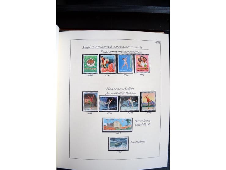 1949/82, postfrische und gestempelte Sammlung mit vielen besseren und kpl. Ausgaben, Blocks und Besonderheiten, dabei u.a. po