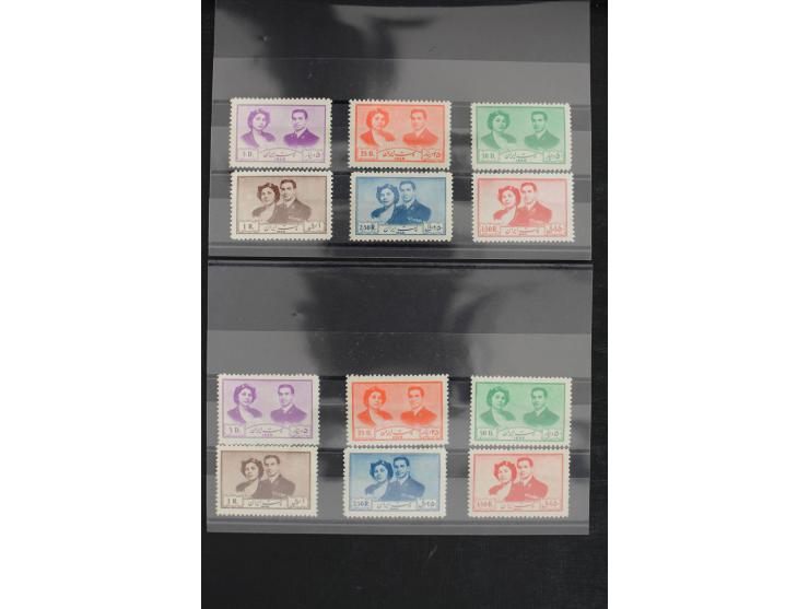 1900/60 (ca.), Partie auf Steckkarten, dabei 795-810, 917-32, 1013-15, etc.