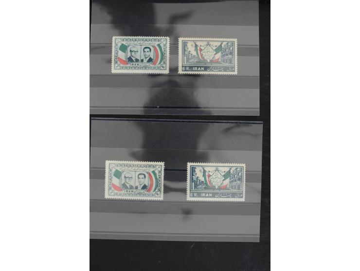 1900/60 (ca.), Partie auf Steckkarten, dabei 795-810, 917-32, 1013-15, etc.