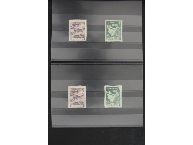 1900/60 (ca.), Partie auf Steckkarten, dabei 795-810, 917-32, 1013-15, etc.