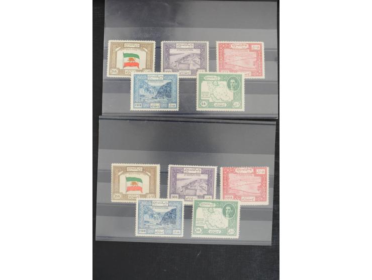 1900/60 (ca.), Partie auf Steckkarten, dabei 795-810, 917-32, 1013-15, etc.