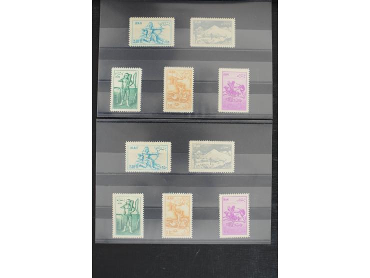 1900/60 (ca.), Partie auf Steckkarten, dabei 795-810, 917-32, 1013-15, etc.