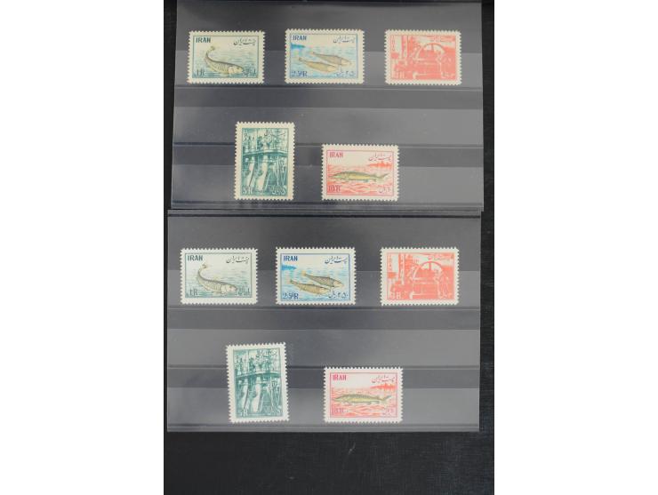 1900/60 (ca.), Partie auf Steckkarten, dabei 795-810, 917-32, 1013-15, etc.