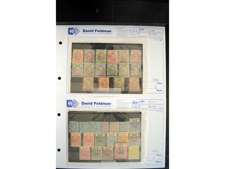 1908/55 (ca.), ungebrauchte und postfrische Partie besserer Ausgaben, alles als Einzellose auf Auktionen gekauft, dabei auch 