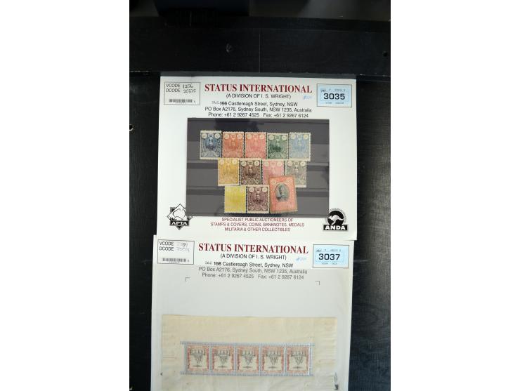 1908/55 (ca.), ungebrauchte und postfrische Partie besserer Ausgaben, alles als Einzellose auf Auktionen gekauft, dabei auch 