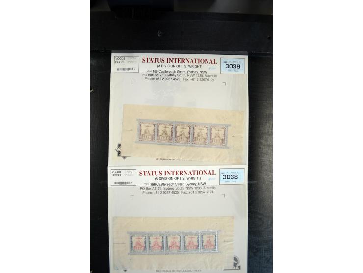 1908/55 (ca.), ungebrauchte und postfrische Partie besserer Ausgaben, alles als Einzellose auf Auktionen gekauft, dabei auch 
