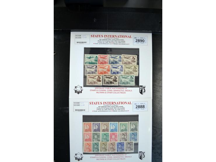 1908/55 (ca.), ungebrauchte und postfrische Partie besserer Ausgaben, alles als Einzellose auf Auktionen gekauft, dabei auch 