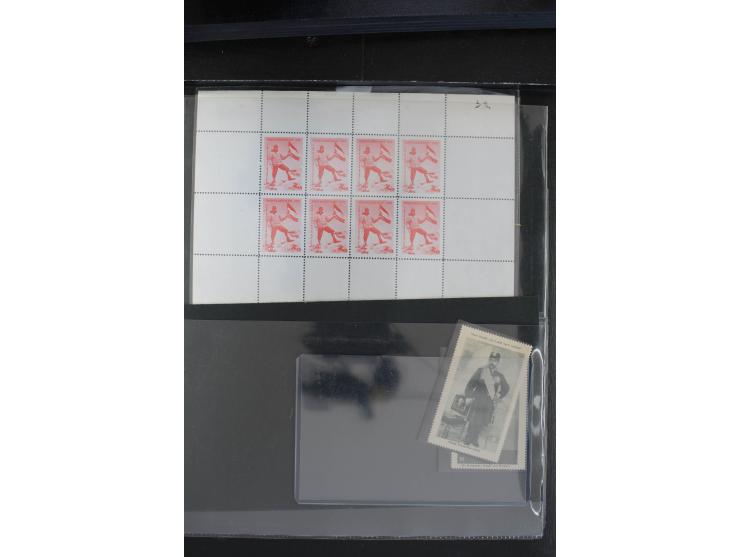 1930/70, sehr schöne ungebrauchte und postfrische Partie, dabei Mi.-Nr. 597-613, 670-86, 774 und 999-1015 ungebraucht, außerd