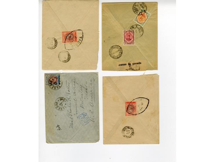 1910/25 (ca.), ZENSUR, 48 Briefe mit diversen persischen Zensuren, wenige Belege fehlerhaft