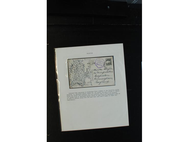 1939/43 (ca.), 45 Briefe und Karten mit Zensur, dabei Reco, Luftpost etc., auch etwas Post nach Palästina