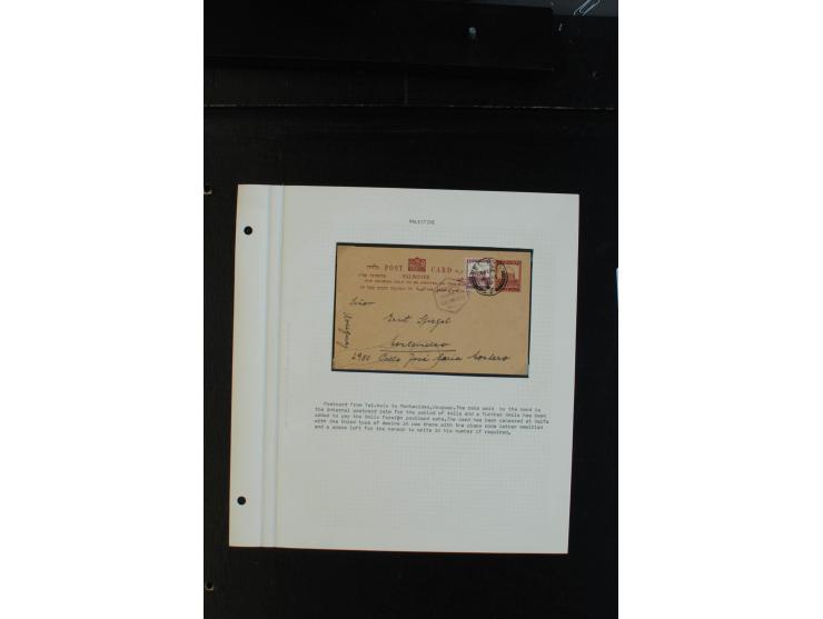 1939/43 (ca.), 45 Briefe und Karten mit Zensur, dabei Reco, Luftpost etc., auch etwas Post nach Palästina