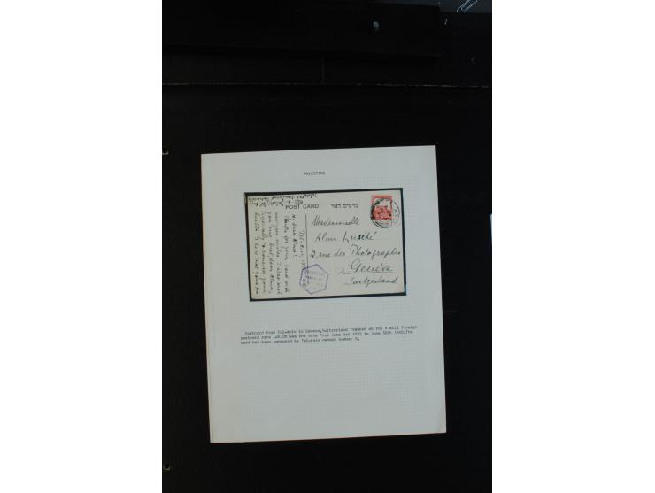 1939/43 (ca.), 45 Briefe und Karten mit Zensur, dabei Reco, Luftpost etc., auch etwas Post nach Palästina