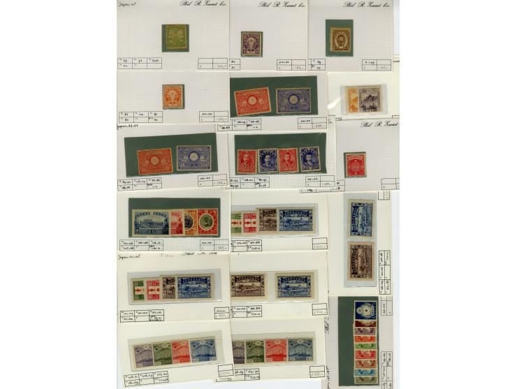 1871/1950, kleine Partie besserer Werte und kpl. Ausgaben, dabei schöne frühe werte, Mi. 109, 121, 147(4) und 222-24 (alle un
