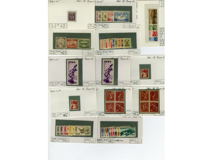 1871/1950, kleine Partie besserer Werte und kpl. Ausgaben, dabei schöne frühe werte, Mi. 109, 121, 147(4) und 222-24 (alle un