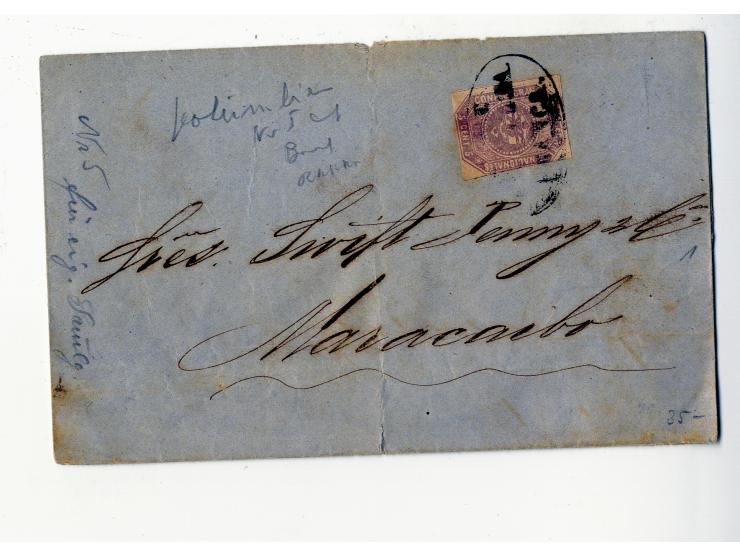 1860/1955 (ca.), ungebraucht und gestempelter Bestand mit hunderten von Marken in Tüten, dabei Mi.-Nr. 6 auf Brief (Mängel)