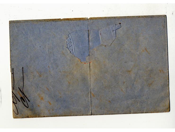 1860/1955 (ca.), ungebraucht und gestempelter Bestand mit hunderten von Marken in Tüten, dabei Mi.-Nr. 6 auf Brief (Mängel)