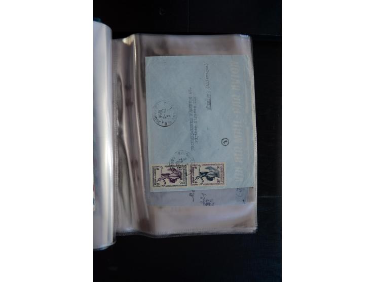 LAOS UND KAMBODSCHA: 1950/80 (ca.), umfangreicher Sammlungsbestand in 4 Schubern und Kiste mit vielen ungezähnten Ausgaben un