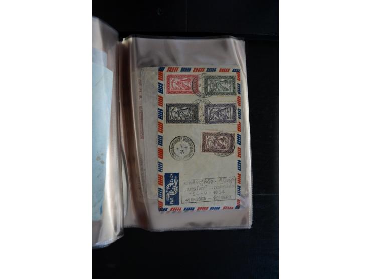 LAOS UND KAMBODSCHA: 1950/80 (ca.), umfangreicher Sammlungsbestand in 4 Schubern und Kiste mit vielen ungezähnten Ausgaben un