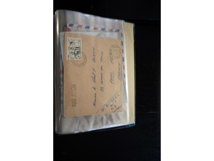 LAOS UND KAMBODSCHA: 1950/80 (ca.), umfangreicher Sammlungsbestand in 4 Schubern und Kiste mit vielen ungezähnten Ausgaben un
