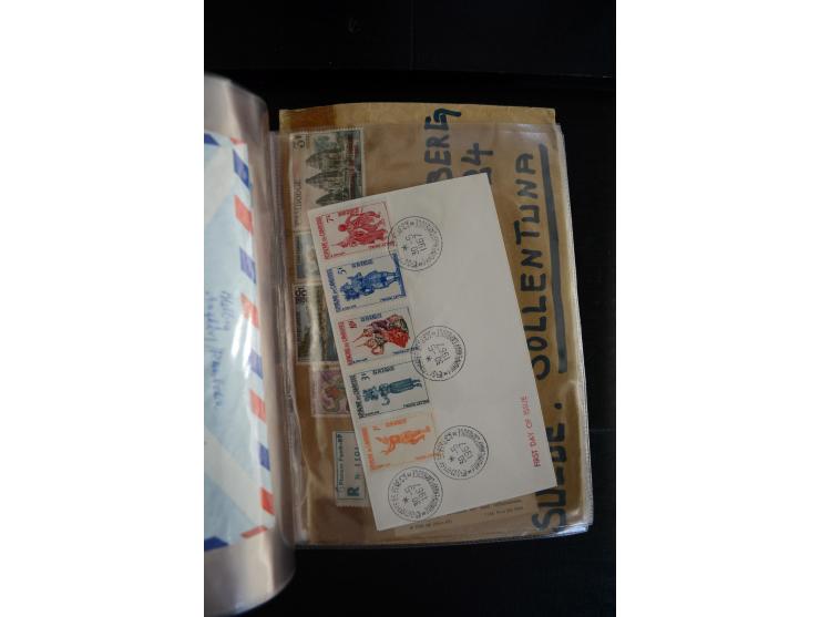 LAOS UND KAMBODSCHA: 1950/80 (ca.), umfangreicher Sammlungsbestand in 4 Schubern und Kiste mit vielen ungezähnten Ausgaben un