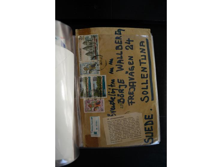 LAOS UND KAMBODSCHA: 1950/80 (ca.), umfangreicher Sammlungsbestand in 4 Schubern und Kiste mit vielen ungezähnten Ausgaben un