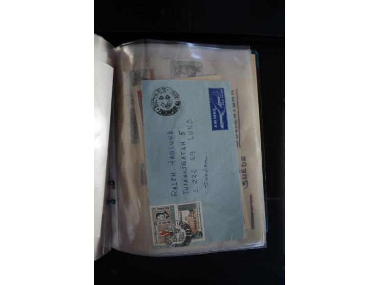 LAOS UND KAMBODSCHA: 1950/80 (ca.), umfangreicher Sammlungsbestand in 4 Schubern und Kiste mit vielen ungezähnten Ausgaben un