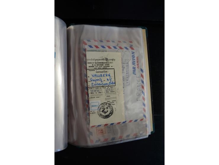 LAOS UND KAMBODSCHA: 1950/80 (ca.), umfangreicher Sammlungsbestand in 4 Schubern und Kiste mit vielen ungezähnten Ausgaben un