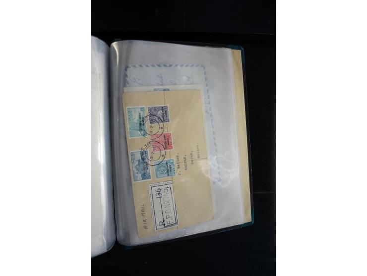 LAOS UND KAMBODSCHA: 1950/80 (ca.), umfangreicher Sammlungsbestand in 4 Schubern und Kiste mit vielen ungezähnten Ausgaben un