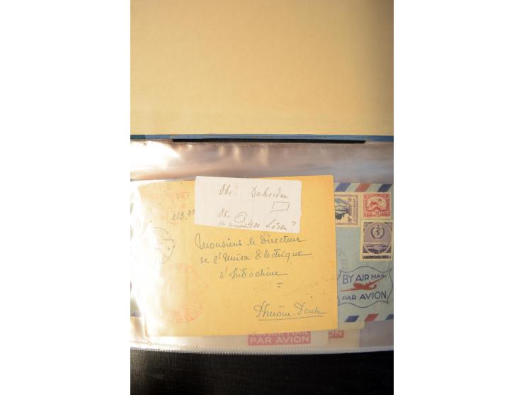 LAOS UND KAMBODSCHA: 1950/80 (ca.), umfangreicher Sammlungsbestand in 4 Schubern und Kiste mit vielen ungezähnten Ausgaben un