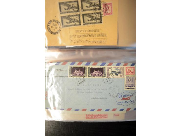 LAOS UND KAMBODSCHA: 1950/80 (ca.), umfangreicher Sammlungsbestand in 4 Schubern und Kiste mit vielen ungezähnten Ausgaben un