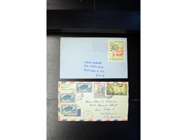 LAOS UND KAMBODSCHA: 1950/80 (ca.), umfangreicher Sammlungsbestand in 4 Schubern und Kiste mit vielen ungezähnten Ausgaben un