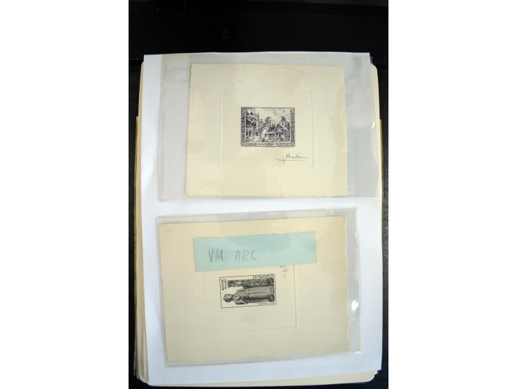 LAOS UND KAMBODSCHA: 1950/80 (ca.), umfangreicher Sammlungsbestand in 4 Schubern und Kiste mit vielen ungezähnten Ausgaben un