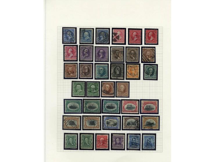 1847/1910, schöne gestempelte Sammlung, dabei Mi.-Nr. 1, 5, 7, 10, 14, 19(9) inkl. ocker-Farbene, 22, 23(3), 25(2) und 34-35,