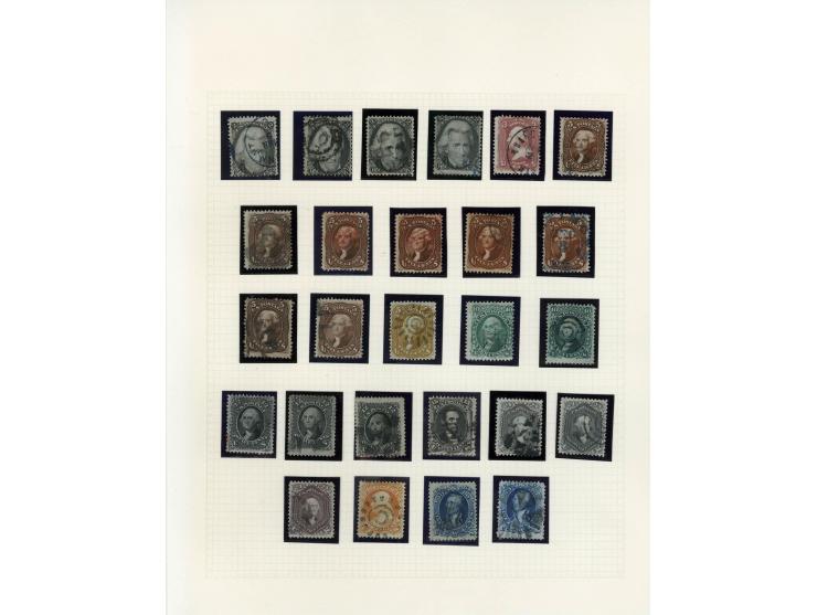 1847/1910, schöne gestempelte Sammlung, dabei Mi.-Nr. 1, 5, 7, 10, 14, 19(9) inkl. ocker-Farbene, 22, 23(3), 25(2) und 34-35,