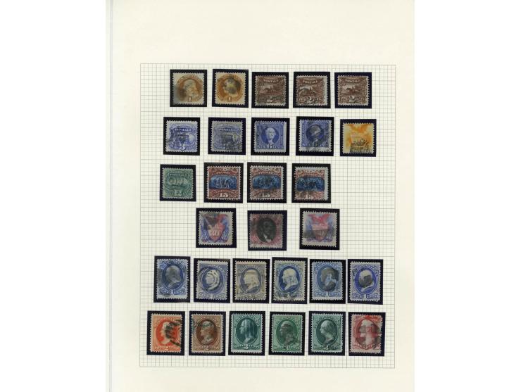 1847/1910, schöne gestempelte Sammlung, dabei Mi.-Nr. 1, 5, 7, 10, 14, 19(9) inkl. ocker-Farbene, 22, 23(3), 25(2) und 34-35,