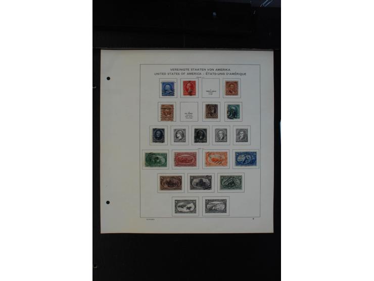 1851/1962, gestempelte Sammlung mit mittleren Ausgaben auf Vordruckblättern