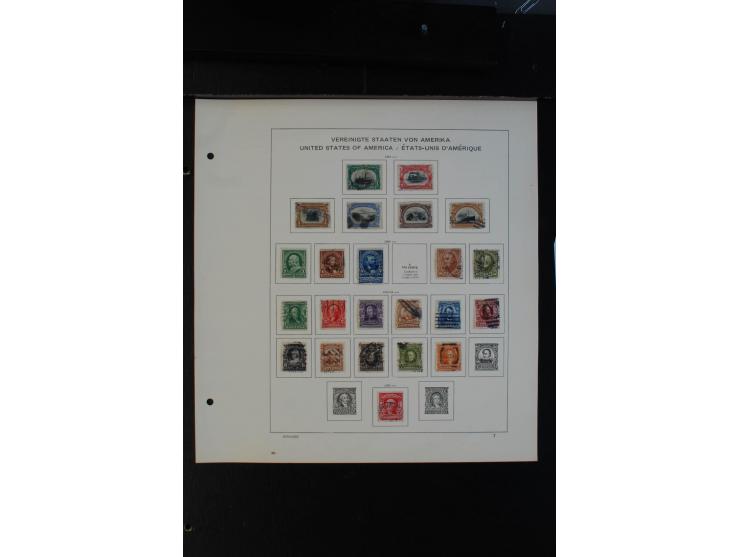 1851/1962, gestempelte Sammlung mit mittleren Ausgaben auf Vordruckblättern