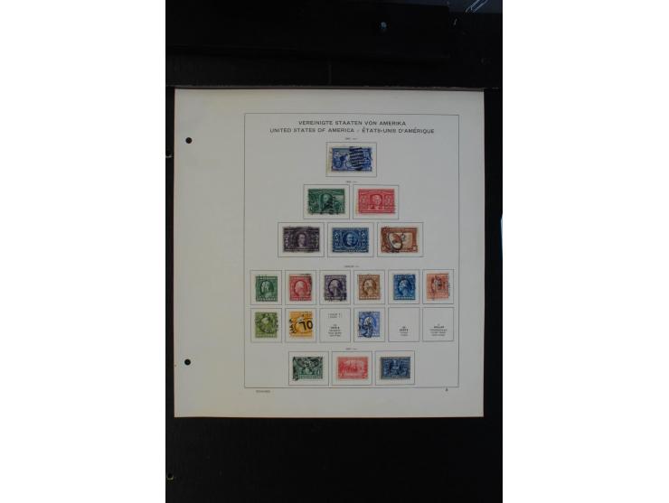 1851/1962, gestempelte Sammlung mit mittleren Ausgaben auf Vordruckblättern