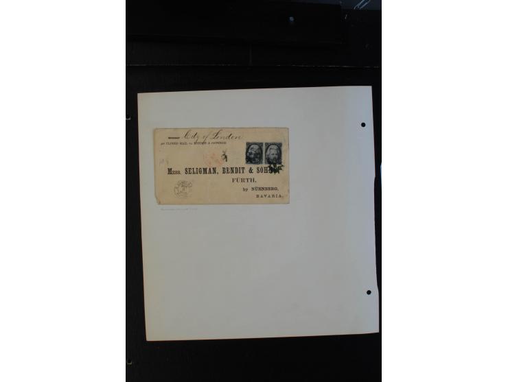 1851/1962, gestempelte Sammlung mit mittleren Ausgaben auf Vordruckblättern