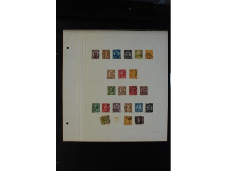 1851/1962, gestempelte Sammlung mit mittleren Ausgaben auf Vordruckblättern