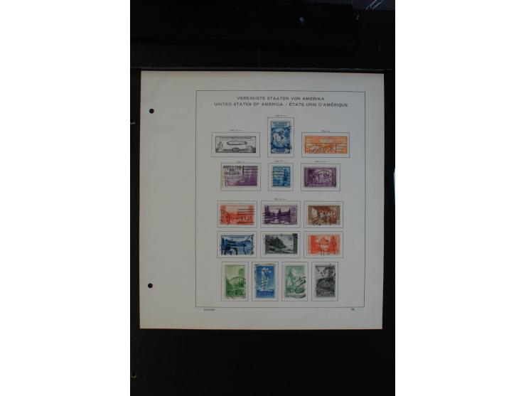 1851/1962, gestempelte Sammlung mit mittleren Ausgaben auf Vordruckblättern