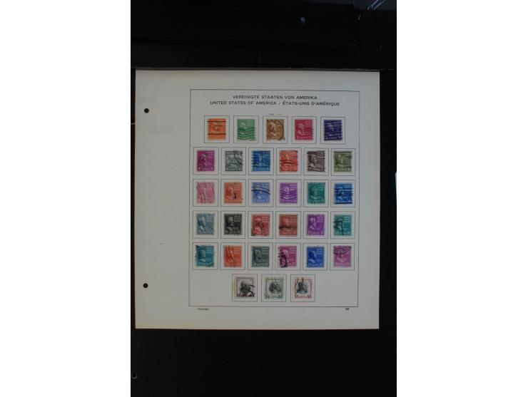 1851/1962, gestempelte Sammlung mit mittleren Ausgaben auf Vordruckblättern