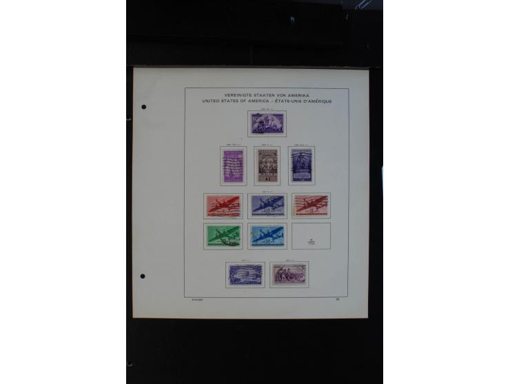 1851/1962, gestempelte Sammlung mit mittleren Ausgaben auf Vordruckblättern