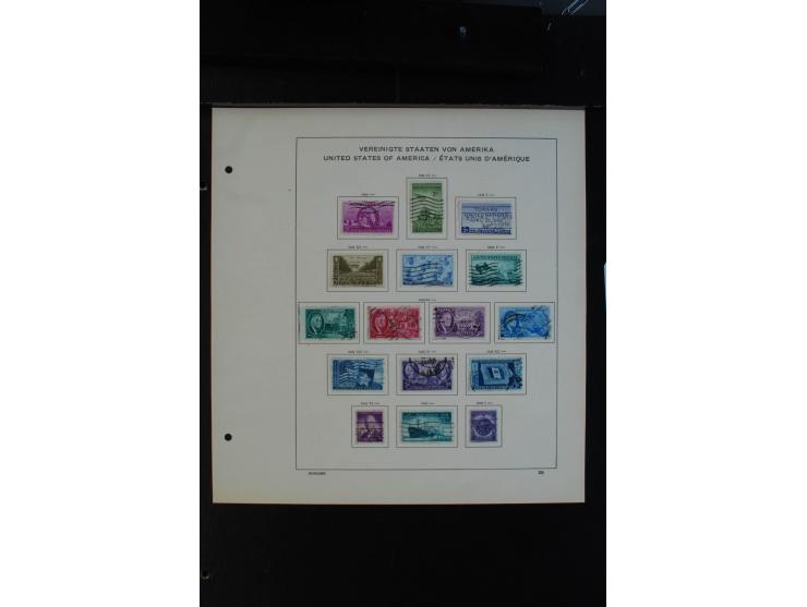 1851/1962, gestempelte Sammlung mit mittleren Ausgaben auf Vordruckblättern