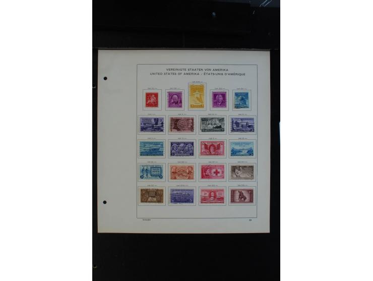 1851/1962, gestempelte Sammlung mit mittleren Ausgaben auf Vordruckblättern