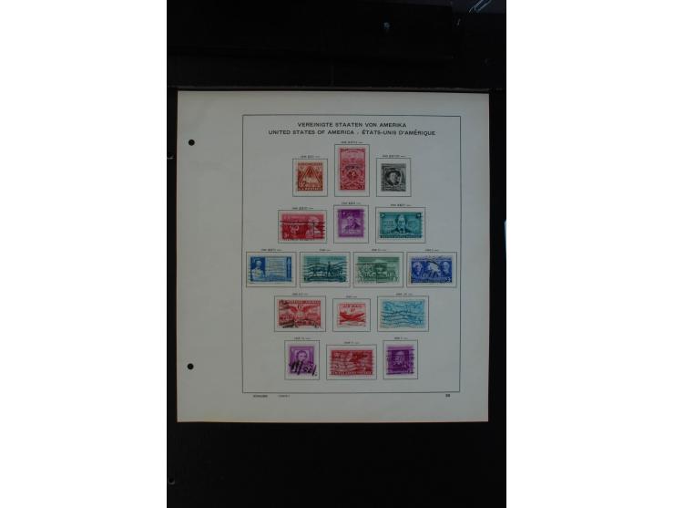 1851/1962, gestempelte Sammlung mit mittleren Ausgaben auf Vordruckblättern