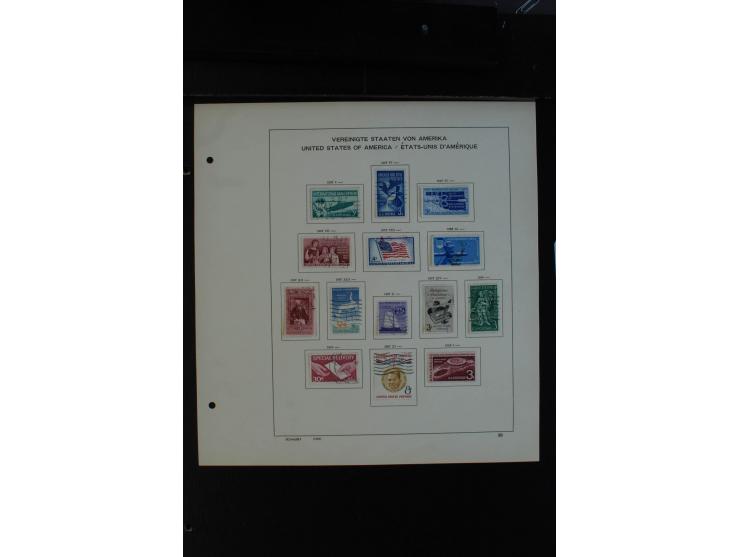 1851/1962, gestempelte Sammlung mit mittleren Ausgaben auf Vordruckblättern