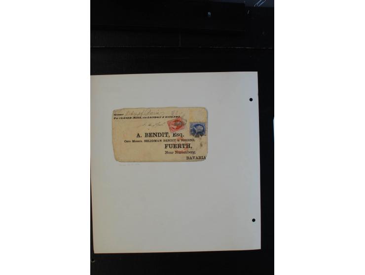 1851/1962, gestempelte Sammlung mit mittleren Ausgaben auf Vordruckblättern