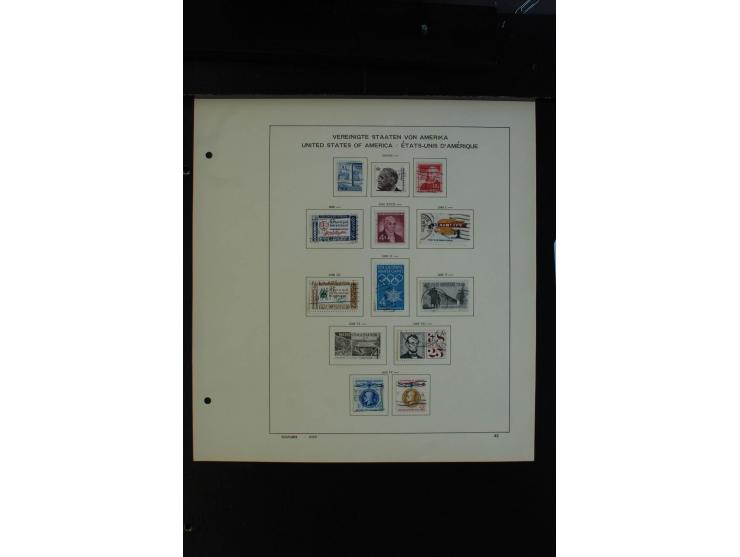 1851/1962, gestempelte Sammlung mit mittleren Ausgaben auf Vordruckblättern